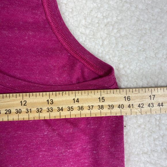 Nike‎ Just Do It Women Pink Ribbed Racerback Tank Top Size Small - Picture 6 of 8